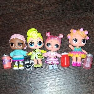 L.O.L. Surprise! Fashion Dolls with Pink and Yellow Outfits